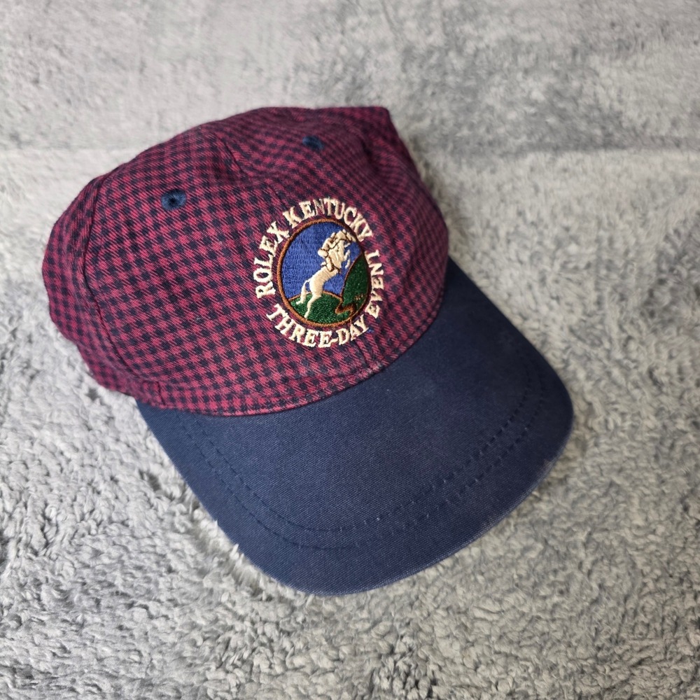 Port Authority Unisex OSFM Hat Burgundy Navy Rolex Kentucky Three-Day Event CCI